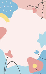 Abstract background poster. Good for fashion fabrics, postcards, email header, wallpaper, banner, events, covers, advertising, and more. Valentine's day, women's day, mother's day background.