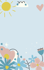 Abstract background poster. Good for fashion fabrics, postcards, email header, wallpaper, banner, events, covers, advertising, and more. Valentine's day, women's day, mother's day background.