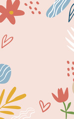 Abstract background poster. Good for fashion fabrics, postcards, email header, wallpaper, banner, events, covers, advertising, and more. Valentine's day, women's day, mother's day background.