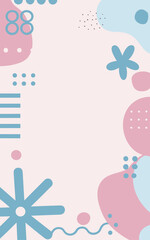 Abstract background poster. Good for fashion fabrics, postcards, email header, wallpaper, banner, events, covers, advertising, and more. Valentine's day, women's day, mother's day background.