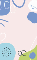 Abstract background poster. Good for fashion fabrics, postcards, email header, wallpaper, banner, events, covers, advertising, and more. Valentine's day, women's day, mother's day background.