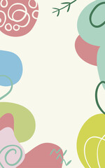 Abstract background poster. Good for fashion fabrics, postcards, email header, wallpaper, banner, events, covers, advertising, and more. Valentine's day, women's day, mother's day background.