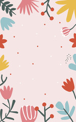 Floral background, Abstract. Good for fashion fabrics, postcards, email header, wallpaper, banner, events, covers, advertising, and more. Valentine's day, women's day, mother's day background.