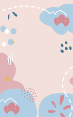 Abstract background poster. Good for fashion fabrics, postcards, email header, wallpaper, banner, events, covers, advertising, and more. Valentine's day, women's day, mother's day background. 