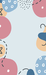 Abstract background poster. Good for fashion fabrics, postcards, email header, wallpaper, banner, events, covers, advertising, and more. Valentine's day, women's day, mother's day background. 