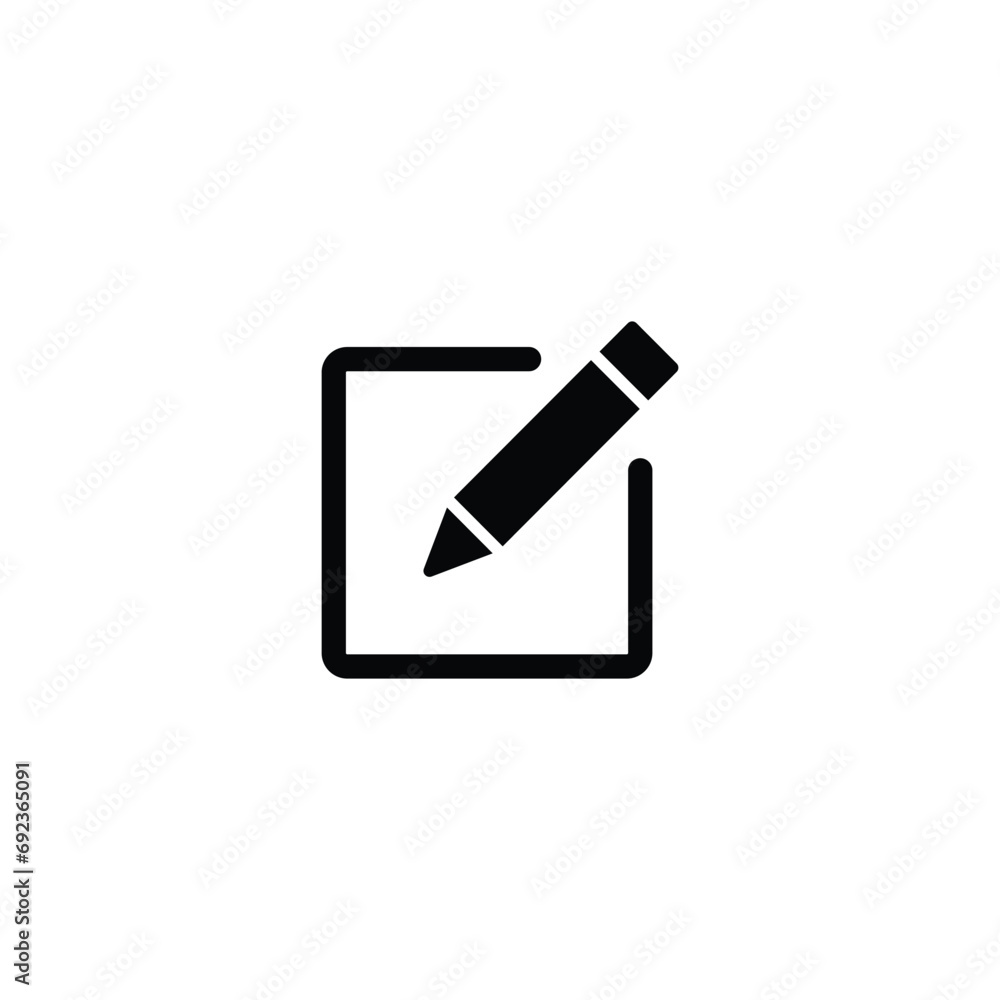 Poster edit icon, edit sign vector for web site computer and mobile app