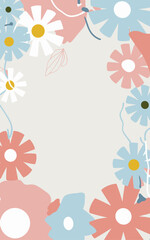 Abstract background poster. Good for fashion fabrics, postcards, email header, wallpaper, banner, events, covers, advertising, and more. Valentine's day, women's day, mother's day background. 