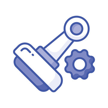 recommend clip art: Distinctive impression or quality, rubber stamp vector design in trendy style