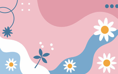 Floral background. Good for fashion fabrics, postcards, email header, wallpaper, banner, events, covers, advertising, and more. Valentine's day, women's day, mother's day background.