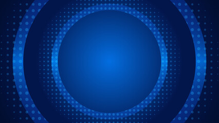 Halftone modern blue abstract background.