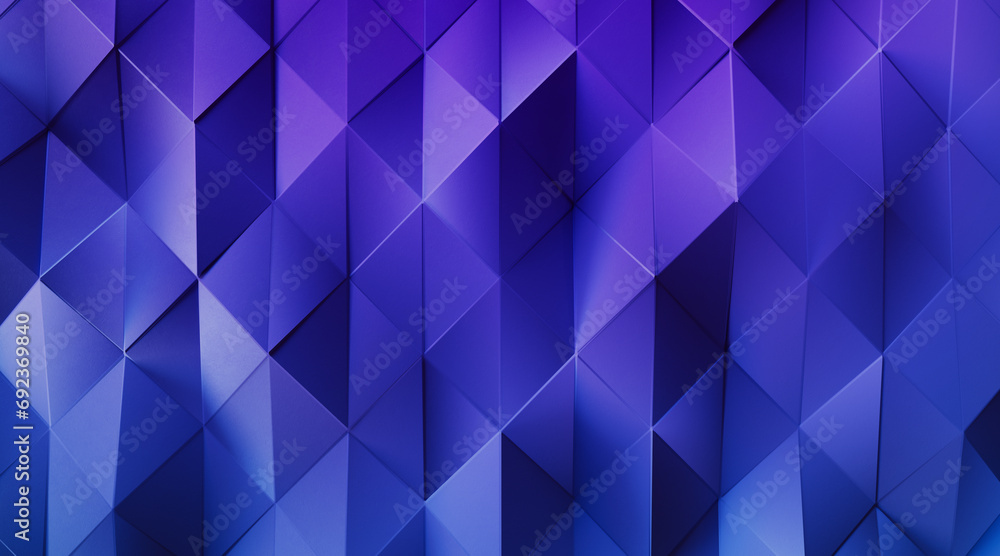 Wall mural random shifted wall background with tiles. futuristic, triangle tile pattern wallpaper with 3d. 3d r