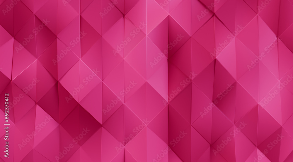 Wall mural random shifted wall background with tiles. futuristic, triangle tile pattern wallpaper with 3d. 3d r