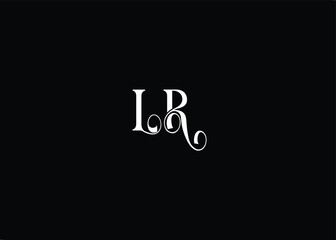 LR letter logo design and initial logo