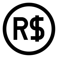 brazilian real currency icon
