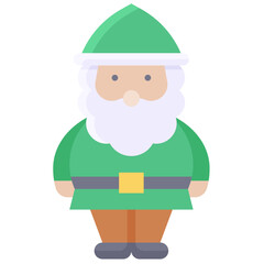 Gnome icon, Christmas related vector illustration