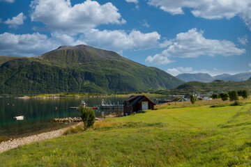 Fishing Cabin on the Shore of Kattfjord