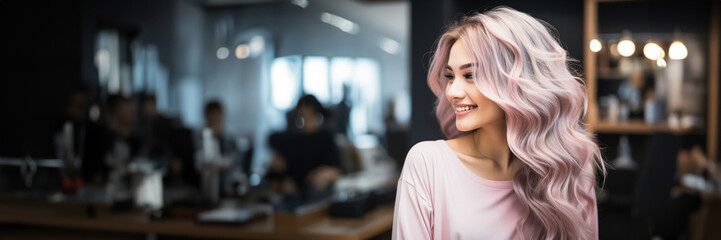 Expert Stylist Providing Professional Hair Dyeing Services at a Salon