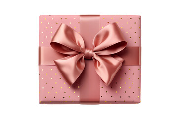 Vintage holiday gift in pastel colors. Top view. Happy birthday, mother's day, new year, valentine's day, Christmas, anniversary and wedding greetings. Gift box with ribbon