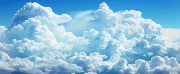 White Clouds Blue Sky , Background Banner HD
