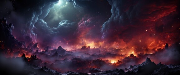 Bursting Nebula Elements This Image Furnished , Background Banner HD