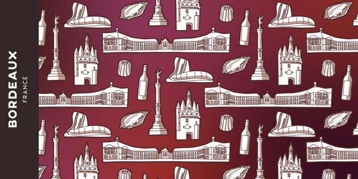 Pattern - Bordeaux