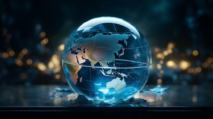 earth glass globe