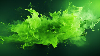 Fototapeta na wymiar green paint splash for desktop wallpaper