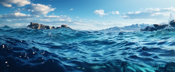 Blue Sea , Background Banner HD
