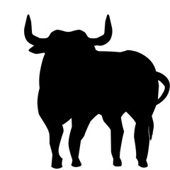 Bull Silhouette 