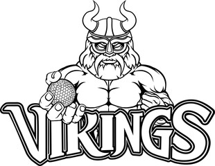 Viking Golf Sports Mascot