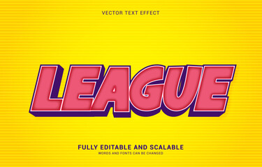 editable text effect, League style