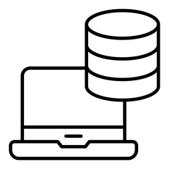 Laptop Storage Icon