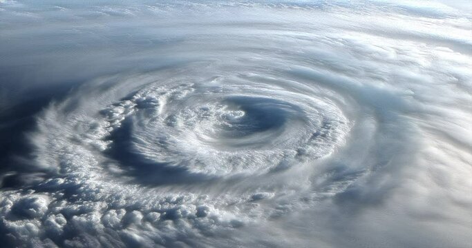 Formation of a extratropical cyclone in a ocean