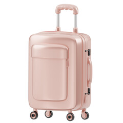 3D Pink Travel Luggage