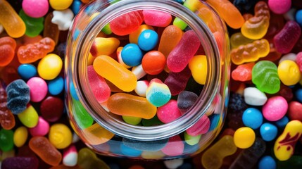 delicious bright candy food illustration sugary tasty, confectionery lollipop, gumdrop jellybean delicious bright candy food