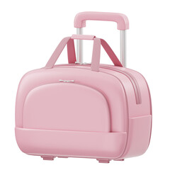 3D Pink Travel Luggage