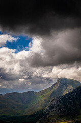 dramatic mountains rocky peaks