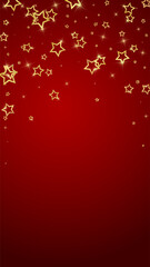 Fototapeta na wymiar Christmas stars vector overlay.