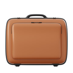 3D Brown Travel Luggage