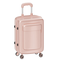 3D Pink Travel Luggage