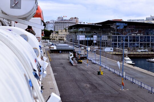 The yacht and cruise terminal