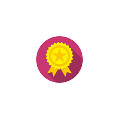 Award badge icon isolated on transparent background