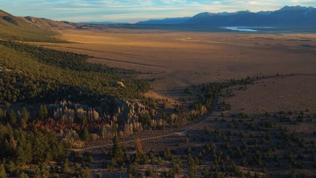 Mammoth Lakes California Inyo Forest Aerial 