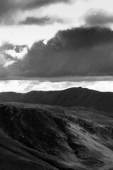 dramatic mountains rocky peaks