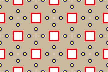 pattern on brown background, beautiful patterns of squares.childish patterns, childish drawings,. The background image.  
