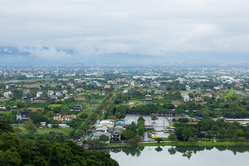 Beautiful countryside village in Yilan of Taiwan