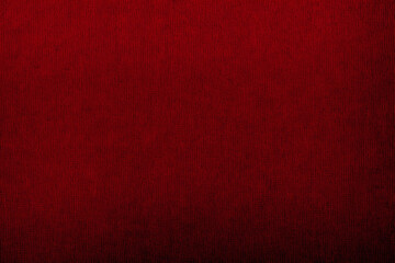 Red textile texture background pattern. close up.  abstract Red leather texture background. Generative AI