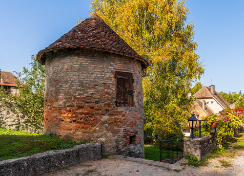 Old mill in the village of Chanaz, Savoie, Auvergne Rh&ocirc;ne Alpes, France