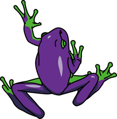 カエル（frog）(PNG)
