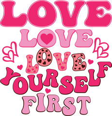 Self Love Quote SVG PNG Design
